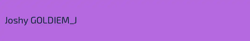 Joshy GOLDIEM_J